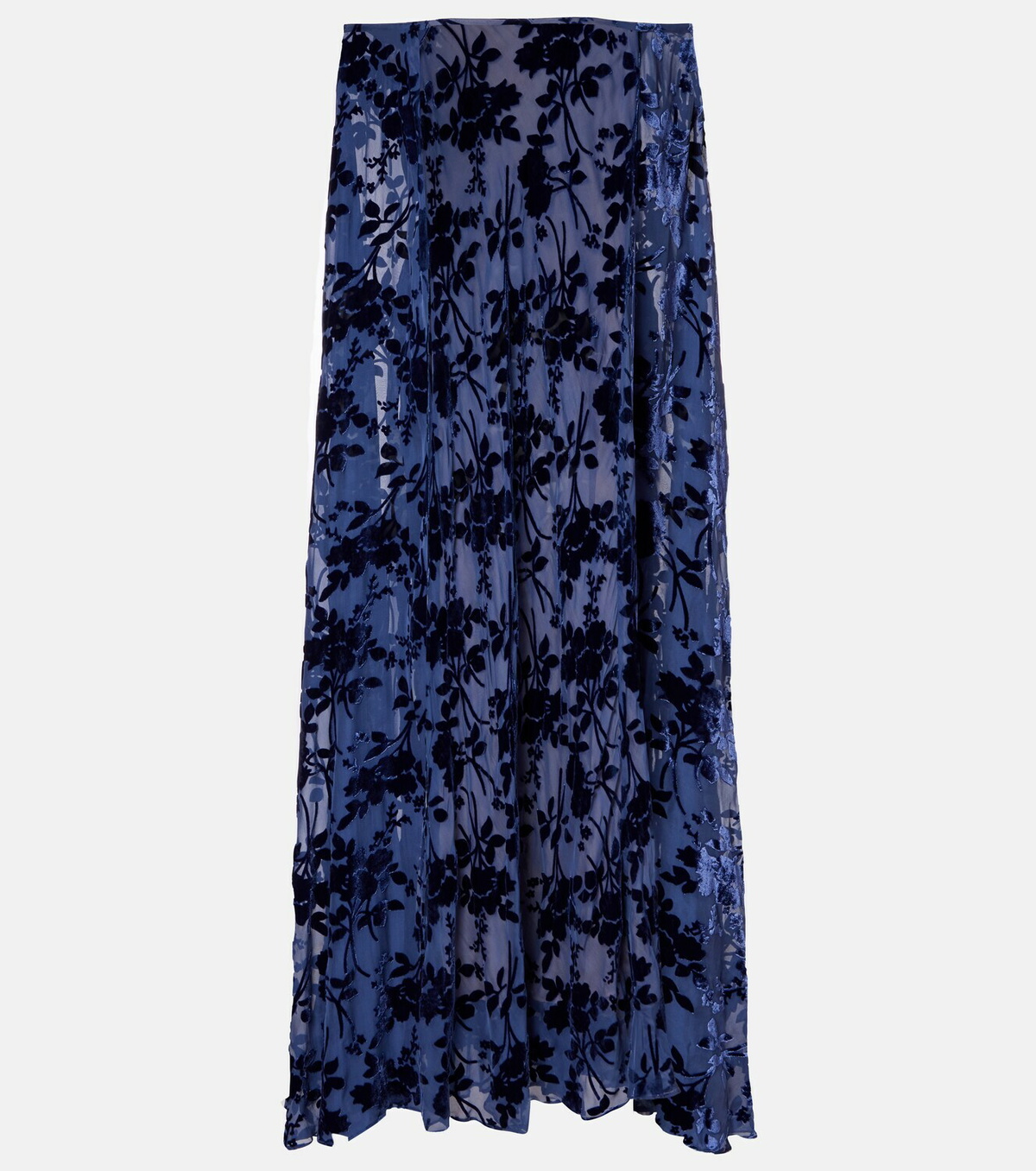 Rodarte Caped off-shoulder jacquard maxi dress