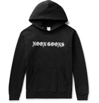 Noon Goons - Logo-Print Cotton-Jersey Hoodie - Men - Black