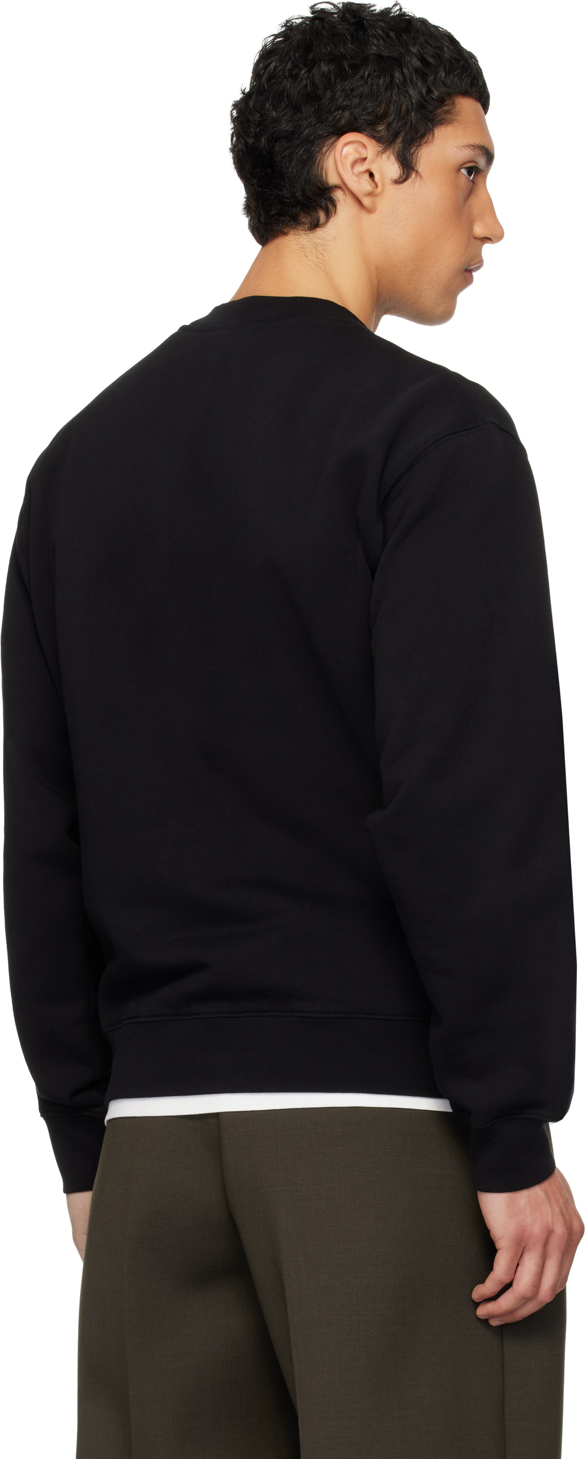 JACQUEMUS Black Les Classiques 'The Gros Grain' Sweatshirt