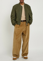 Givenchy Logo-print Cotton-blend Bomber Jacket Khaki