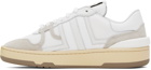 Lanvin White Clay Sneakers