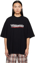 VETEMENTS Black Campaign T-Shirt