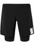 Satisfy - Straight-Leg Layered Justice™ Shorts - Black