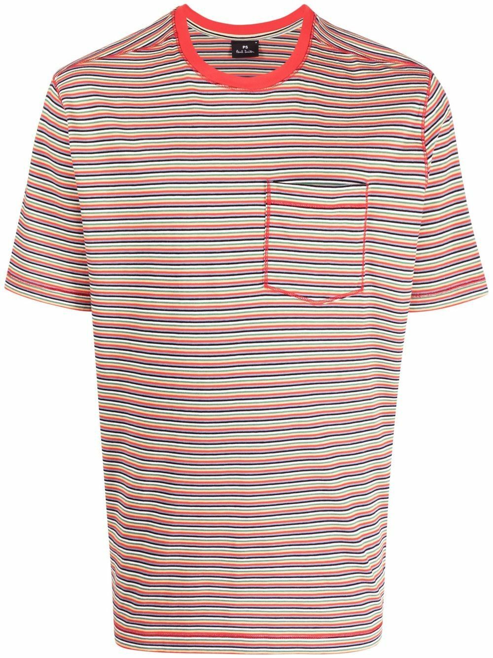 PS PAUL SMITH - Striped Pocket T-shirt