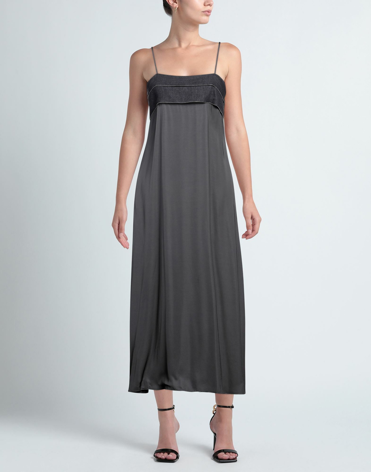 Peserico Womens Maxi dress Charcoal