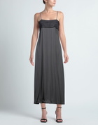 Peserico Womens Maxi dress Charcoal
