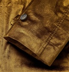 Acne Studios - Oversized Cotton-Blend Velvet Coat - Brown