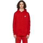 Nike Red Sportswear Club Hoodie