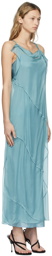 Acne Studios Blue Chiffon Dress