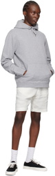 Sunspel Gray Loopback Hoodie