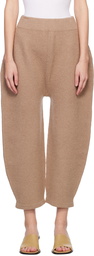 Lauren Manoogian Tan Taper Lounge Pants