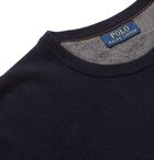 Polo Ralph Lauren - Slim-Fit Logo-Embroidered Merino Wool Sweater - Blue