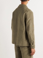 De Bonne Facture - Cotton-Moleskin Chore Jacket - Green