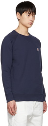 Maison Kitsuné Navy Fox Head Sweatshirt