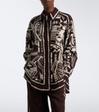 Alémais Lori printed cotton poplin shirt