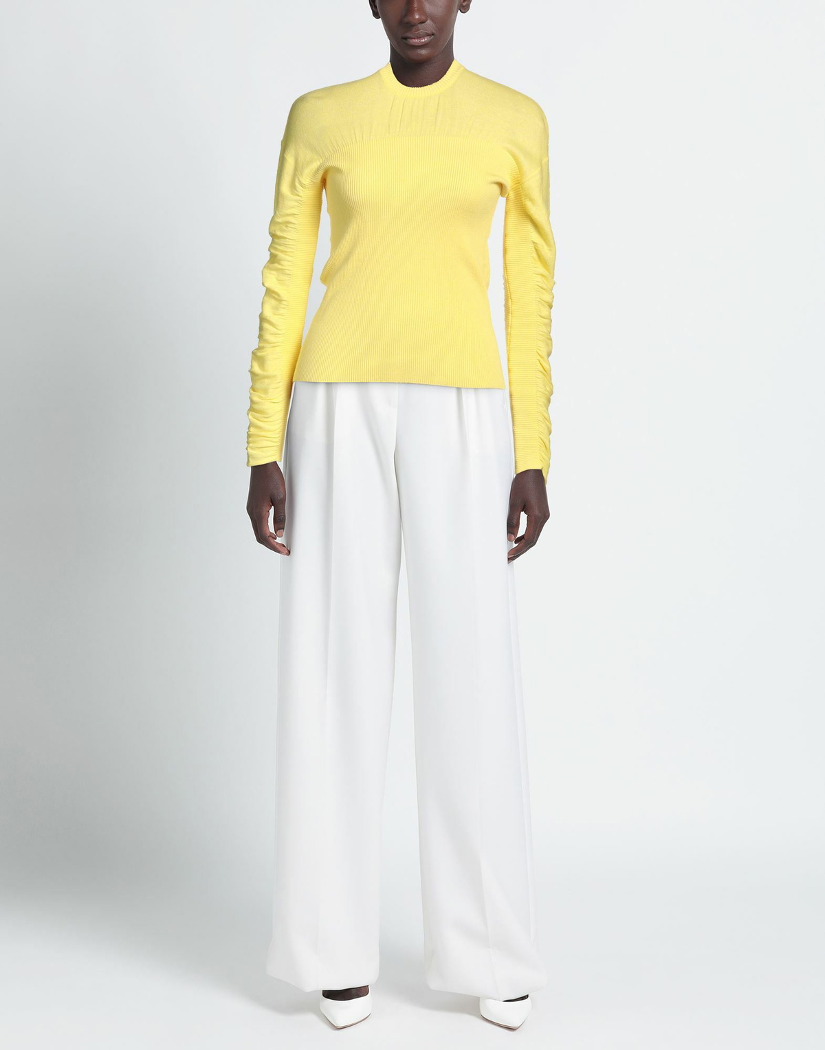 Cedric Charlier Womens Sweater in Yellow