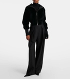 Victoria Beckham Shearling bomber jacket