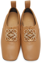 LOEWE Tan Anagram Soft Derbys