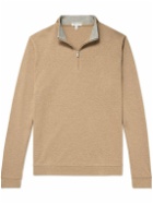 Peter Millar - Crown Cotton-Blend Piqué Half-Zip Sweatshirt - Neutrals