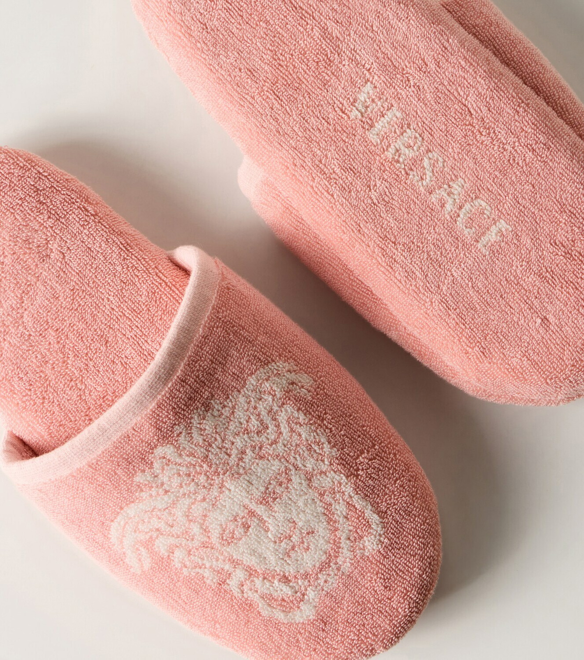 Versace Home Medusa jacquard terry slippers