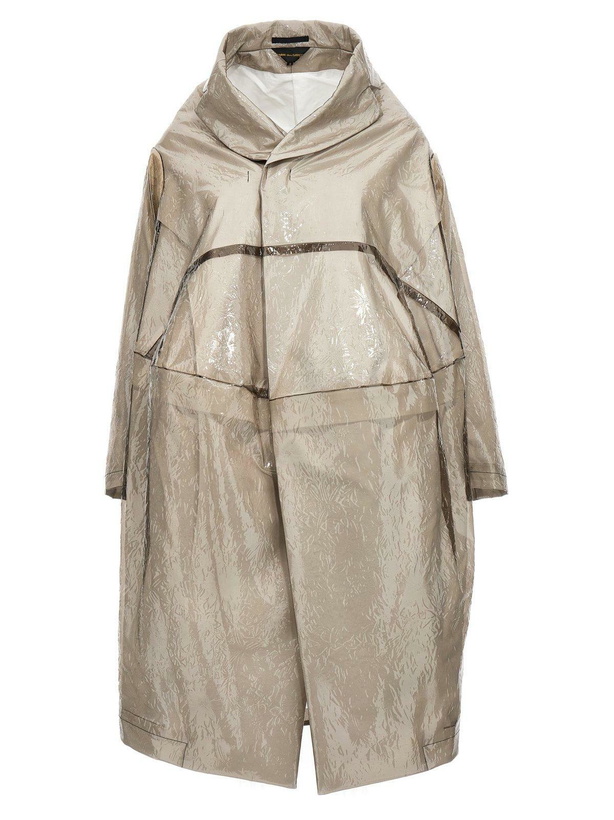 Photo: Comme Des Garçons Homme Plus Oversize Hooded Trench Coat