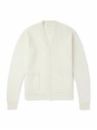 The Frankie Shop - Lucas Ribbed-Knit Cardigan - White