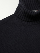 Loro Piana - Grafton Baby Cashmere Rollneck Sweater - Blue