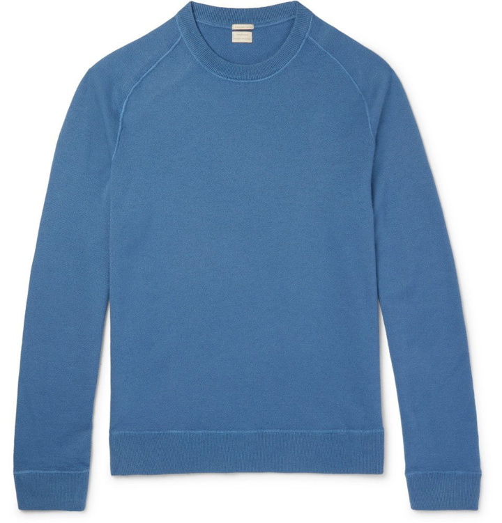 Photo: Massimo Alba - Watercolour-Dyed Cashmere Sweater - Men - Azure