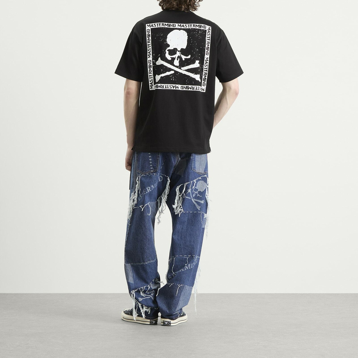 MASTERMIND WORLD Men's Stamped Short Sleeve T-Shirt in Black
