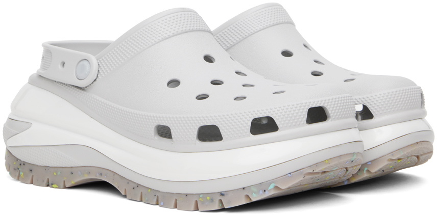 Crocs Gray Mega Crush Clogs