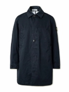 Stone Island - Garment-Dyed Organic Raso Gommato 3L Coat - Blue