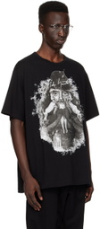 YOHJI YAMAMOTO Black Print T-Shirt