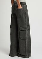 Represent Monster Cotton Cargo Sweatpants Dark Grey