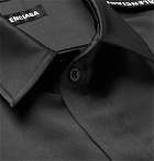 Balenciaga - Slim-Fit Satin Shirt - Black