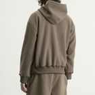 MM6 Maison Margiela Men's Logo Fleece Sweatshirt in Taupe