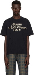 AMIRI Black 'Amiri Hollywood Cafè' T-shirt