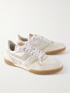 TOM FORD - Jackson Rubber-Trimmed Leather, Suede and Nylon Sneakers - White