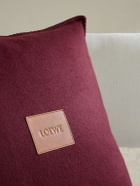 LOEWE - Anagram Wool and Cashmere-Blend Jacquard Cushion
