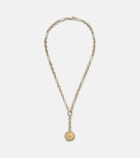 FoundRae Reverie Small 18kt gold pendant necklace with diamonds