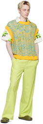 Bonsai Orange & Blue Funny Vest