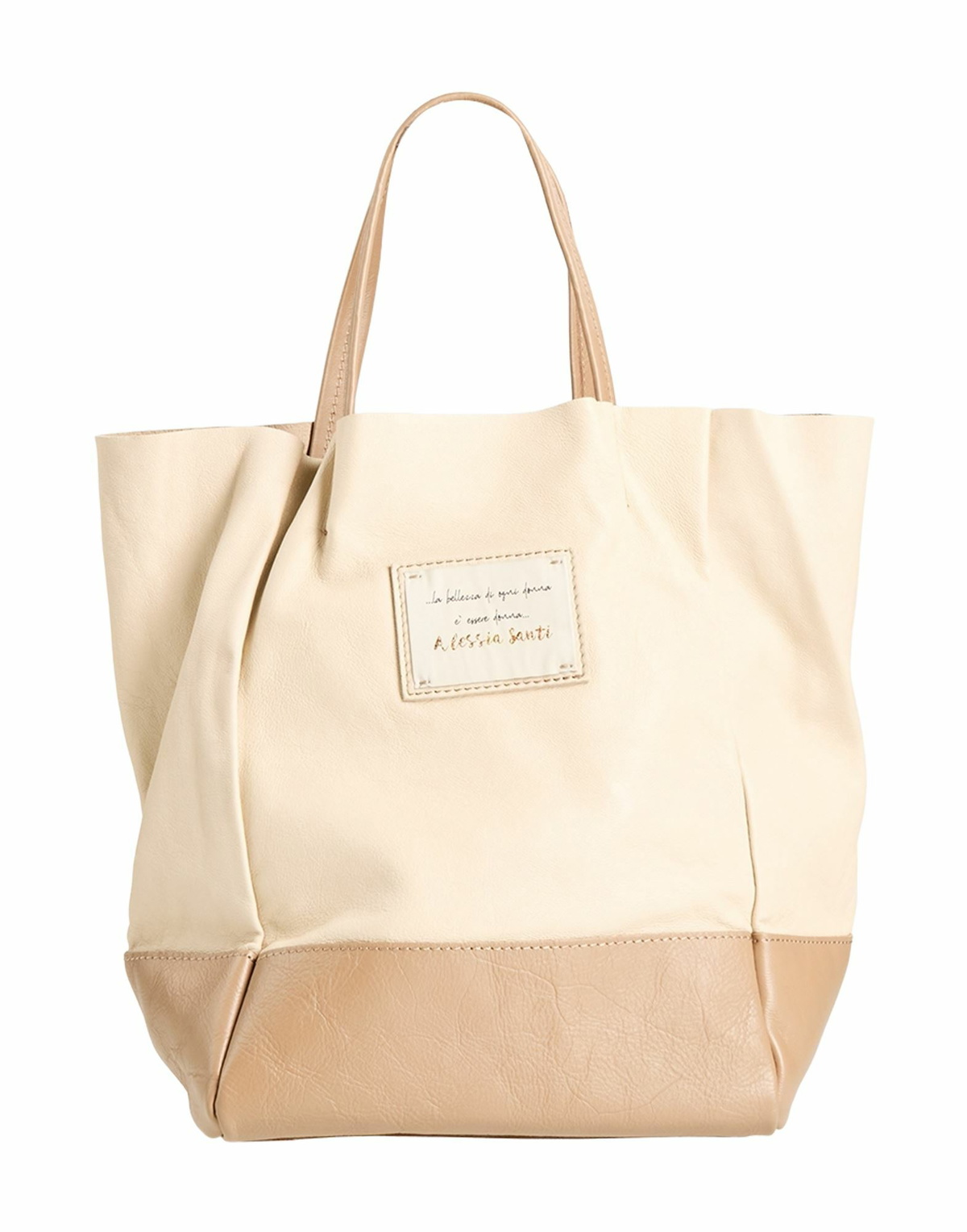Alessia Santi Womens Handbag in Beige