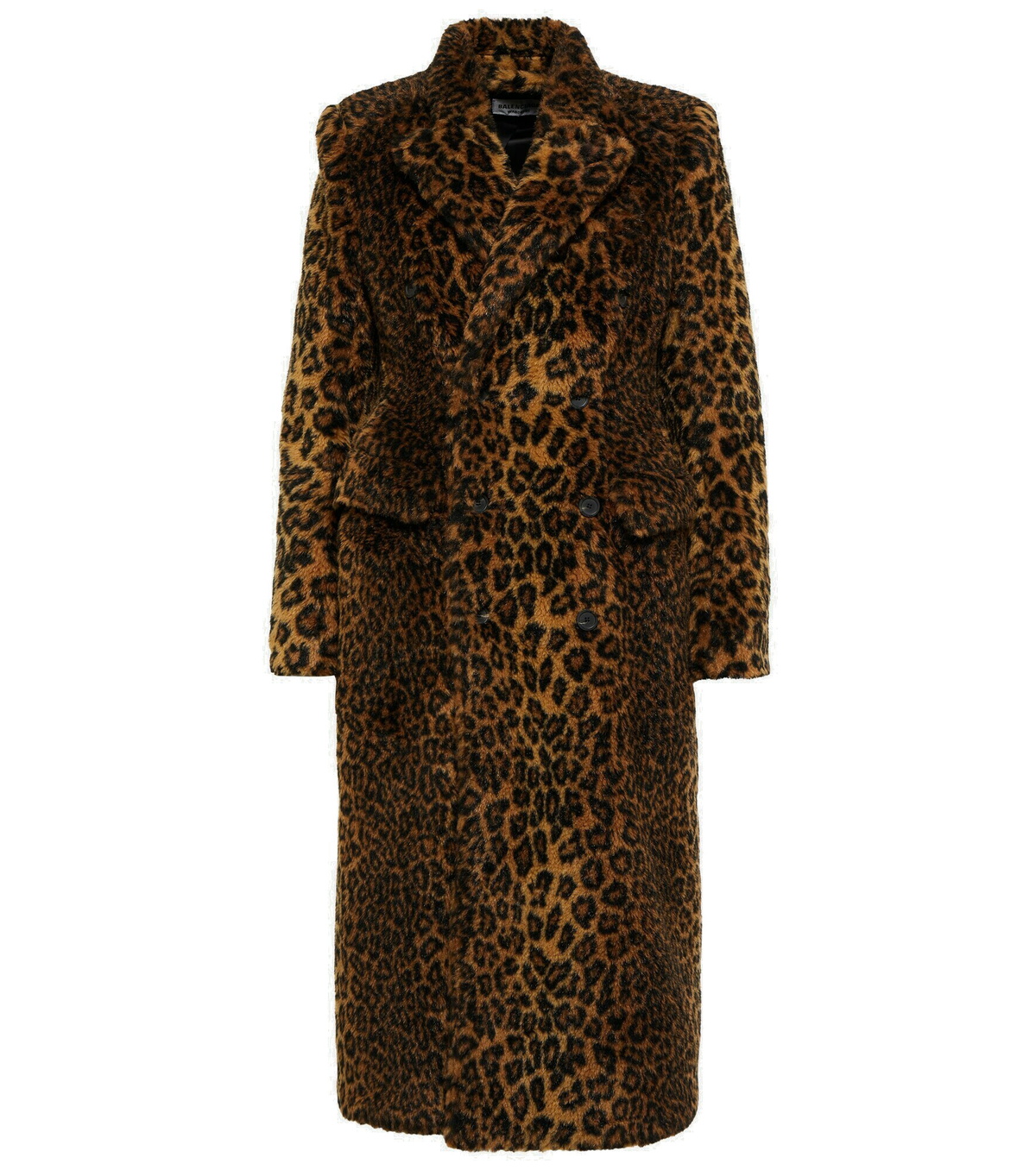 Balenciaga - Leopard-print faux fur coat Balenciaga