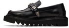 Toga Virilis Black Leather Loafers