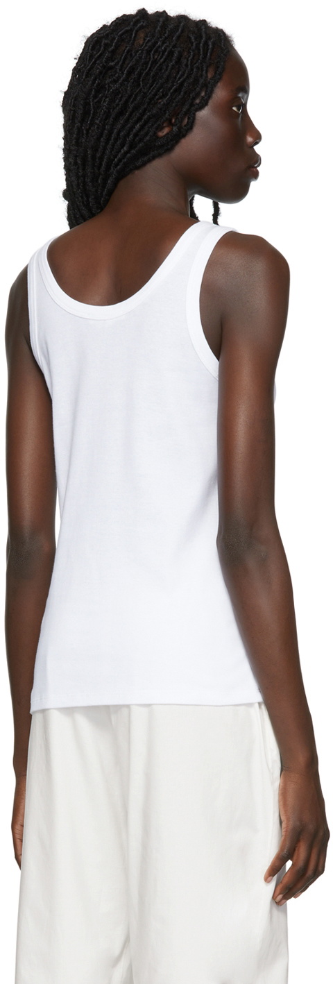 The Row White Frankie Tank Top