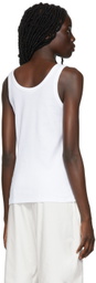 The Row White Frankie Tank Top