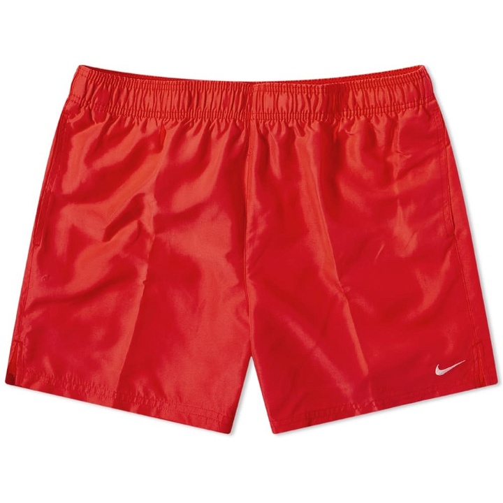 Photo: Nike Swim Men's Essential 5" Volley Short in University Red