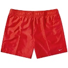 Nike Swim Men's Essential 5" Volley Short in University Red