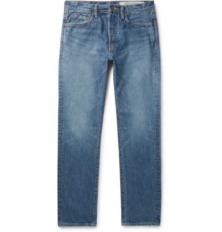 Photo: KAPITAL - Slim-Fit Embroidered Denim Jeans - Blue