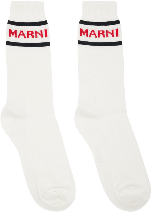 Photo: Marni White Logo Socks