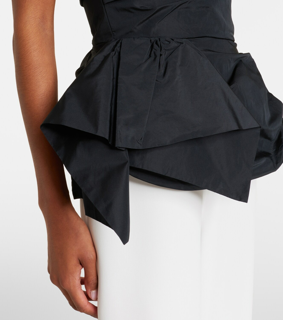 Max Mara Taffeta corset top